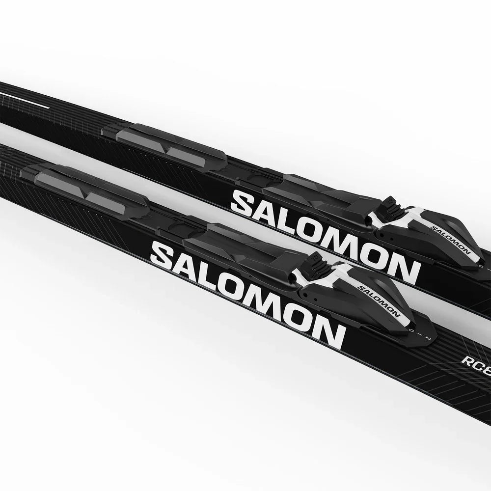 Skis de fond de classique Salomon RC8+ Eskin + fixations Prolink Shift – La Cordée