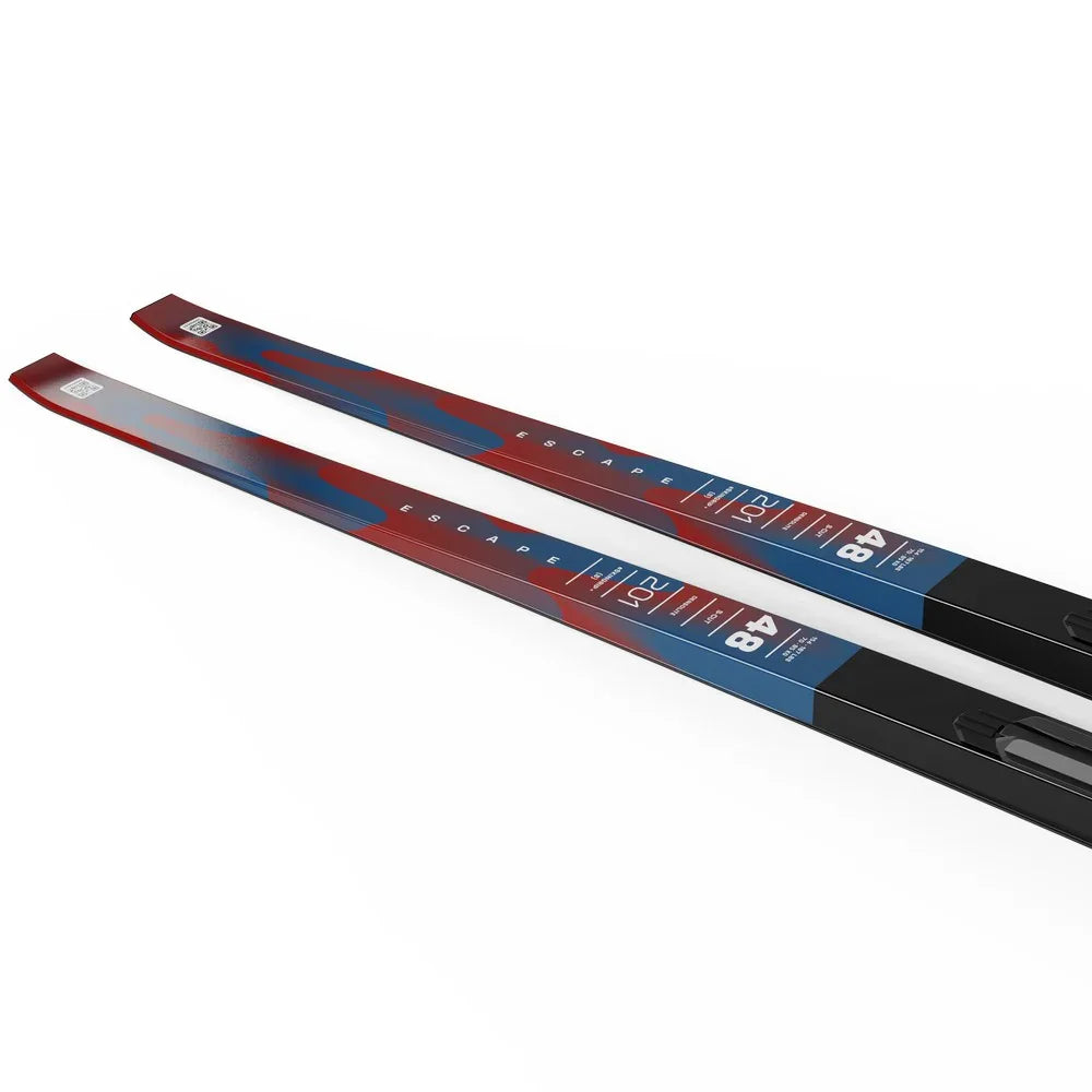 Skis de fond de classique Salomon Escape 48 eSKIN X-STIFF + fixations Prolink Shift