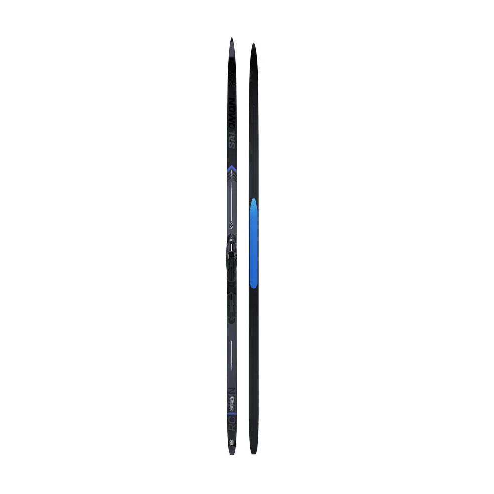 Skis de fond de classique Salomon RC10 eSKIN MED + fixations Shift