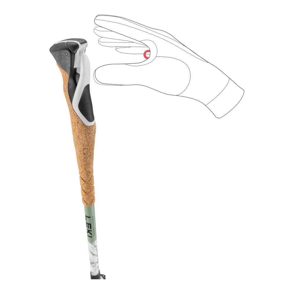 Bâtons de randonnée Leki Cross Trail Carbon