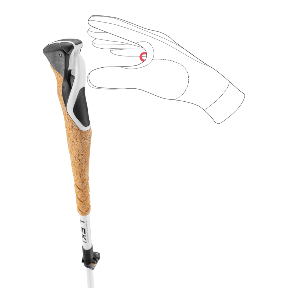 Bâtons de randonnée Leki Cross Trail FX Superlite