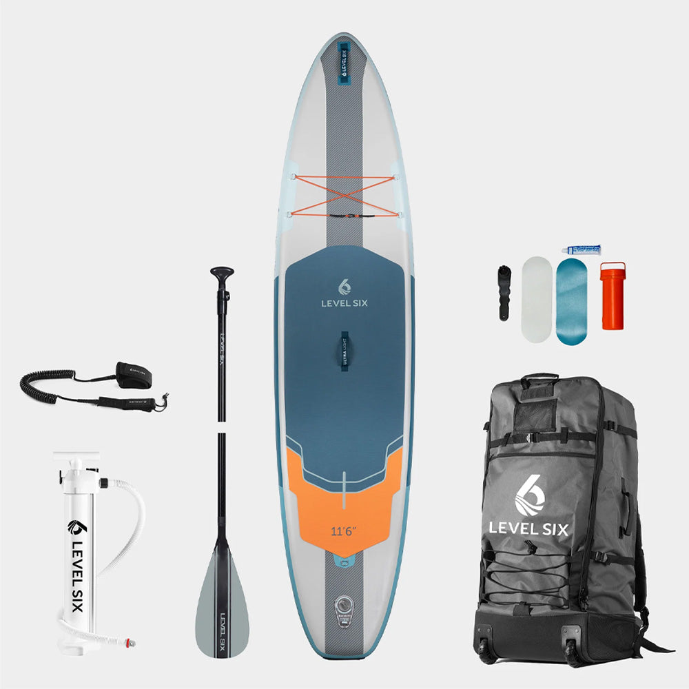 Level Six Eleven Six Ultralight iSUP Paddle Board Package