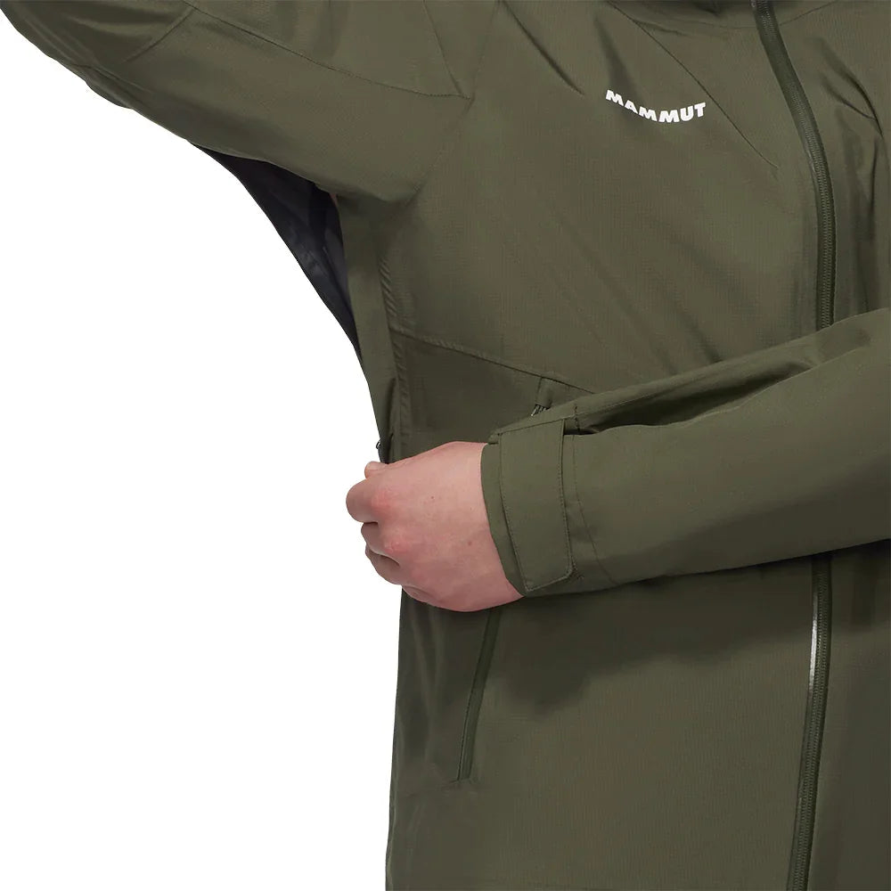 Manteau imperméable à capuchon Mammut Alto Light HS (hommes)