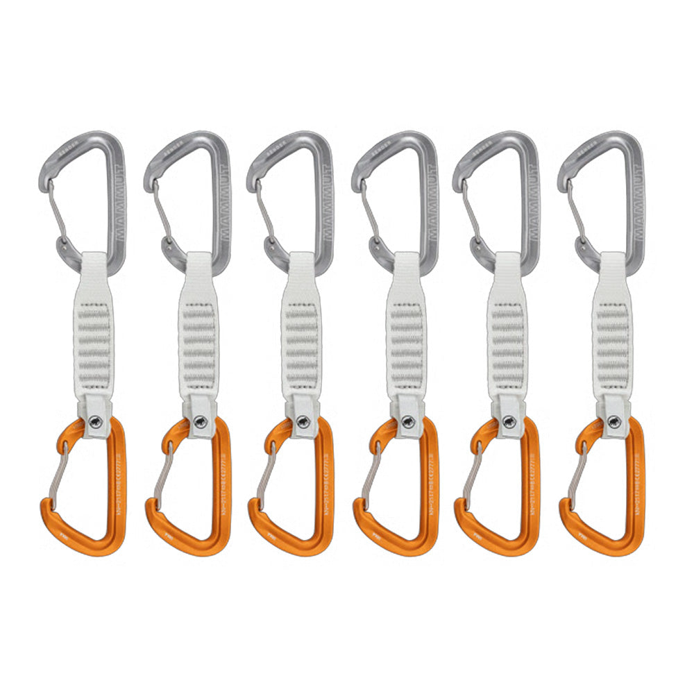 Dégaines Mammut Sender Wire 12 cm – Paquet de 6