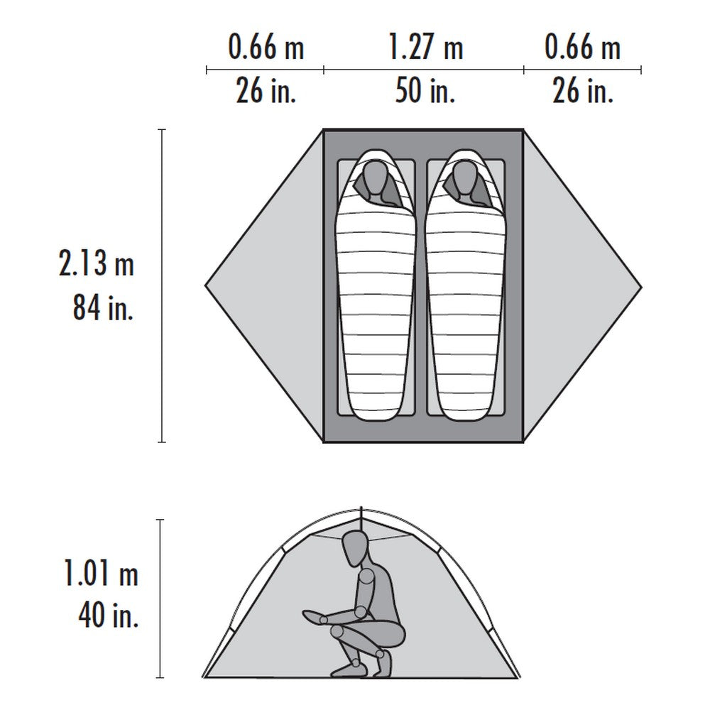 Tente MSR Hubba Hubba 2P