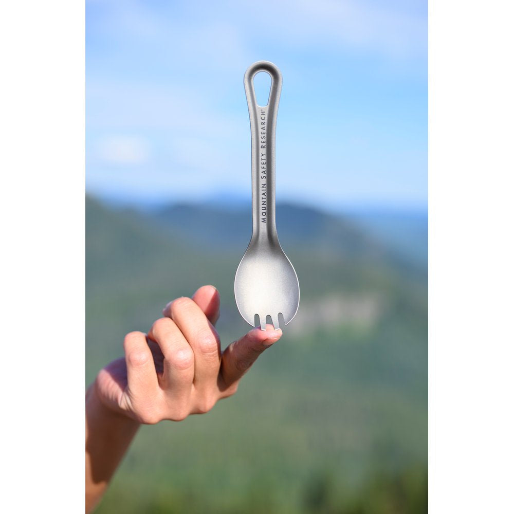 Couvert De Camping En Titane - Cuillère Et Fourchette 2 En 1 Ultra Légères