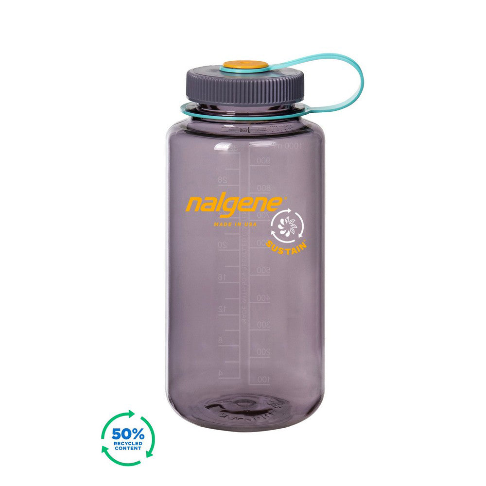 Nalgene Sustain Aubergine Wide Mouth Bottle 950 ml