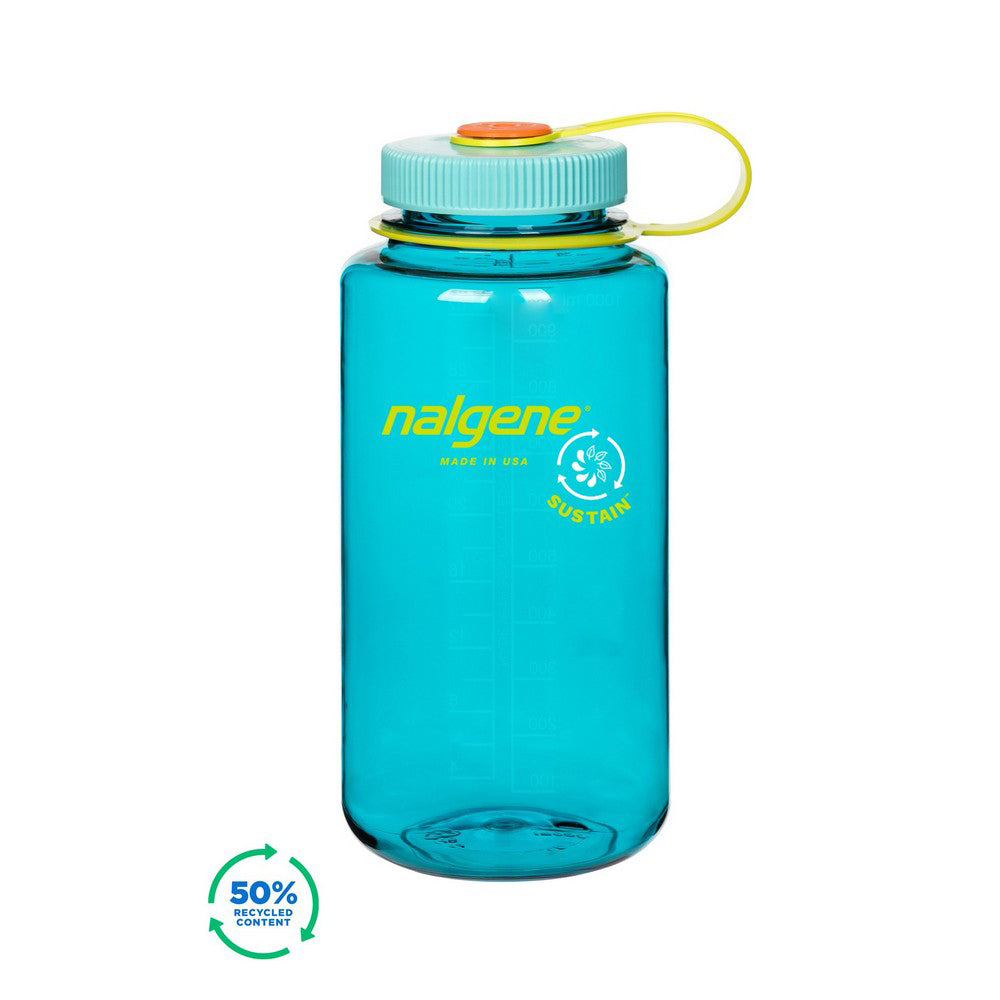 Nalgene Sustain Cerulean Wide Mouth Bottle 950 ml