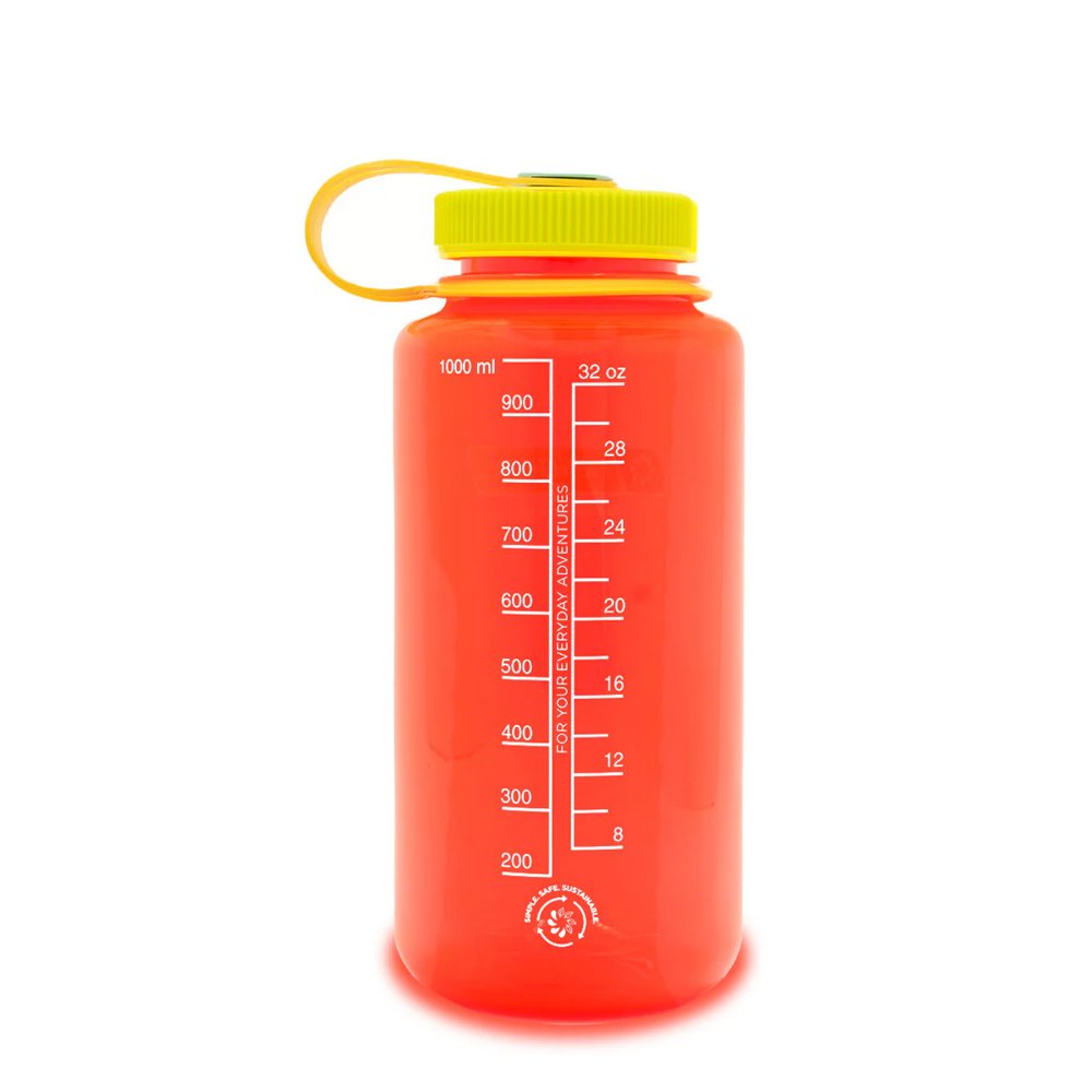 Nalgene Sustain Wide Mouth Bottle 950 ml – Pomegranate