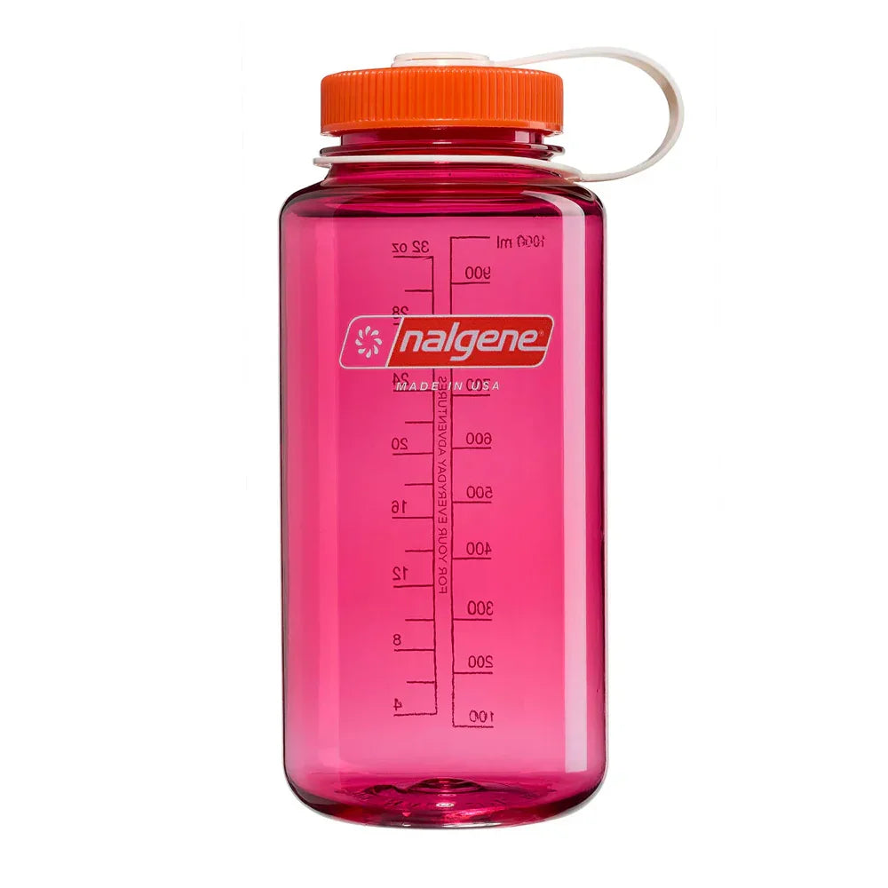 Nalgene Sustain Wide Mouth Bottle 950 ml – Fuchsia / Flame