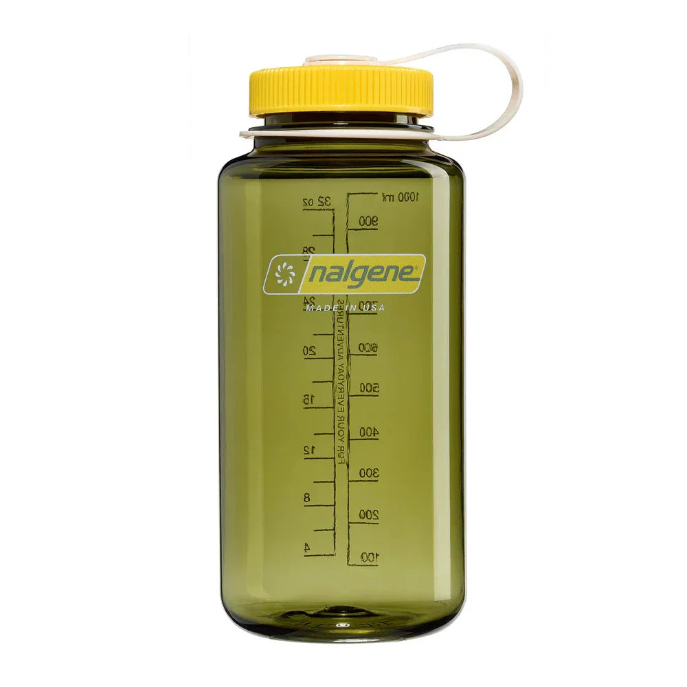 Nalgene Sustain Wide Mouth Bottle 950 ml – Oil Green / Freesia