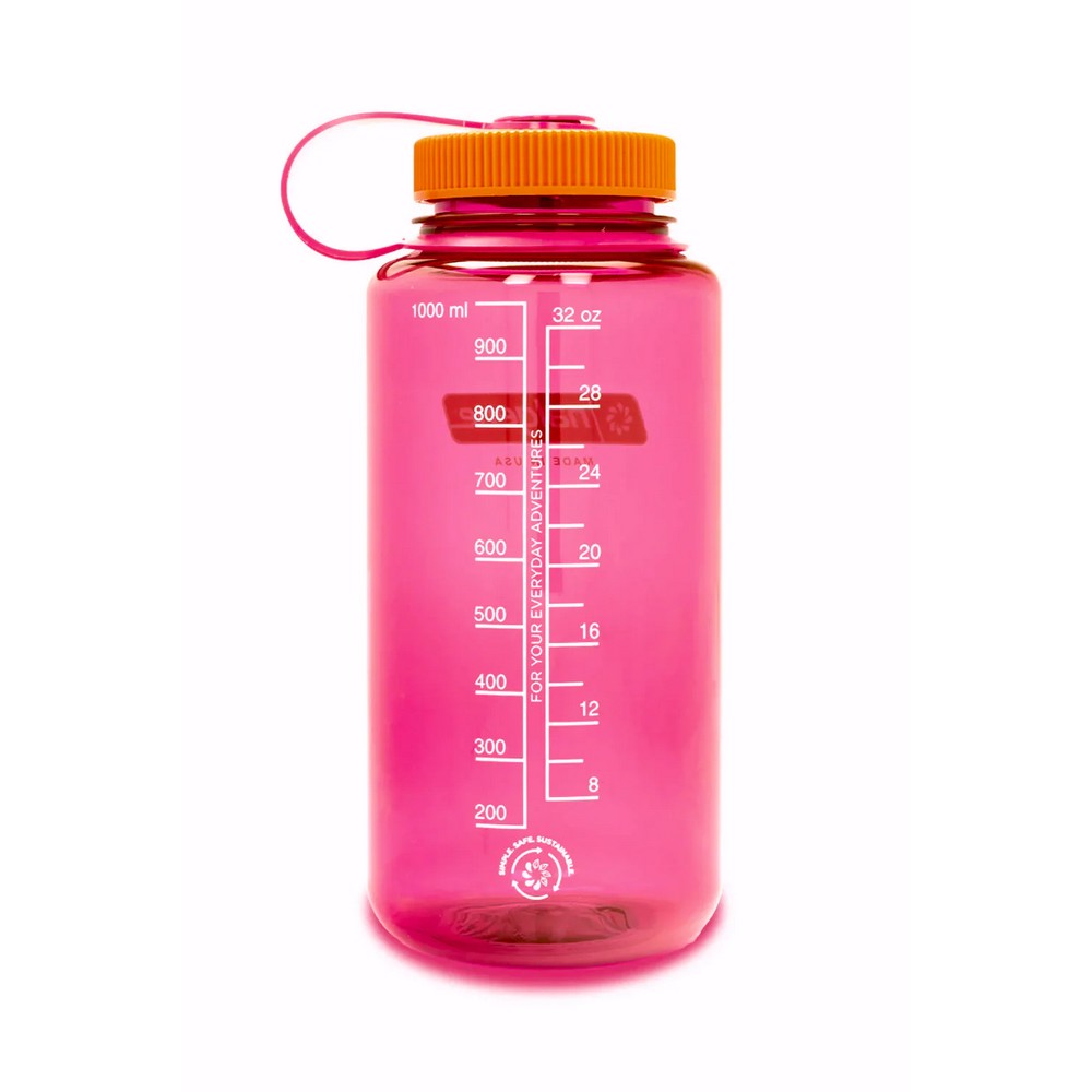 Bouteille à grand goulot Nalgene Sustain 950 ml – Flamingo Pink
