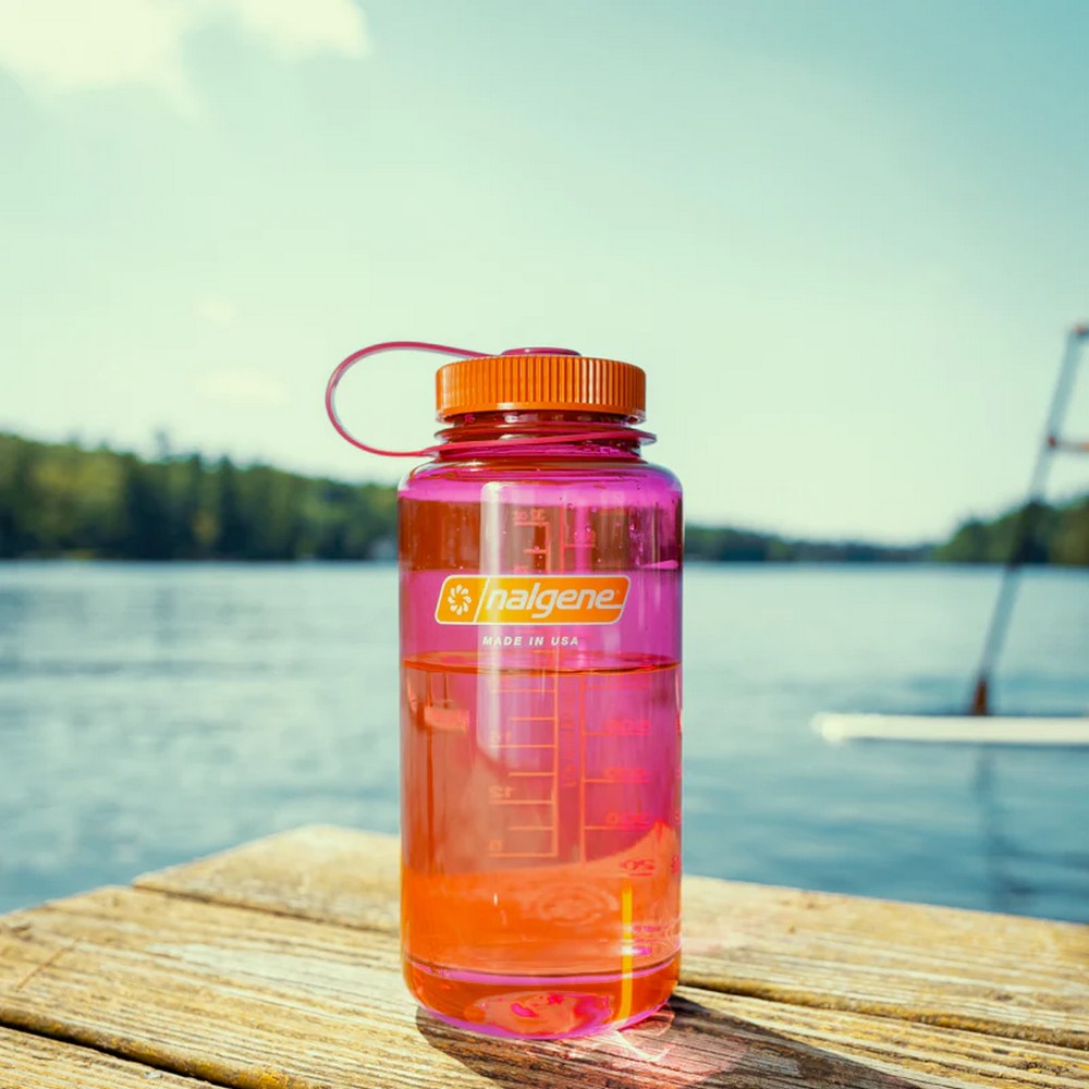 Bouteille à grand goulot Nalgene Sustain 950 ml – Flamingo Pink
