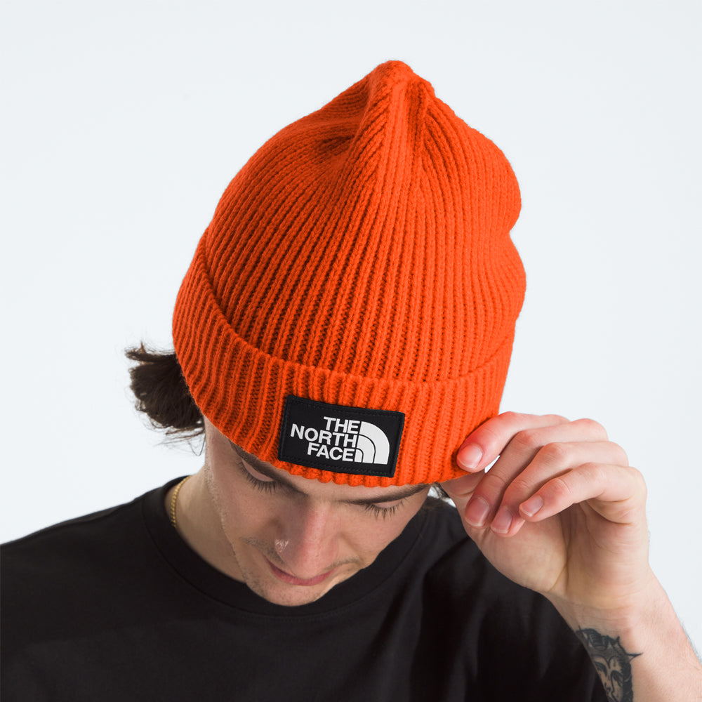 The North Face Logo Box Cuffed Beanie