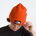 The North Face Logo Box Cuffed Beanie
