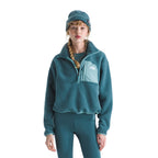 Manteau en laine polaire The North Face Yumiori Off Peak Half-Zip (femmes)