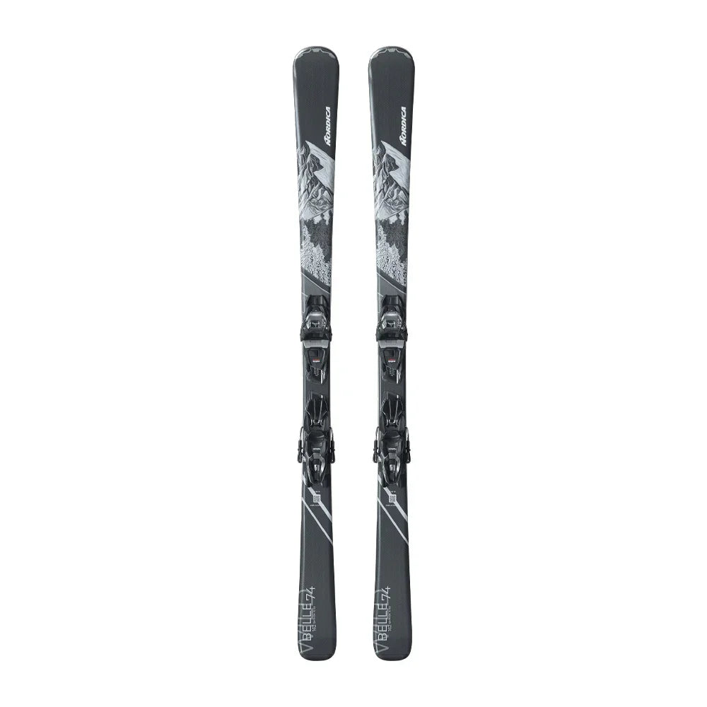 Skis alpins Nordica Wild Belle 74 avec fixation TP2 Compact 10 FDT