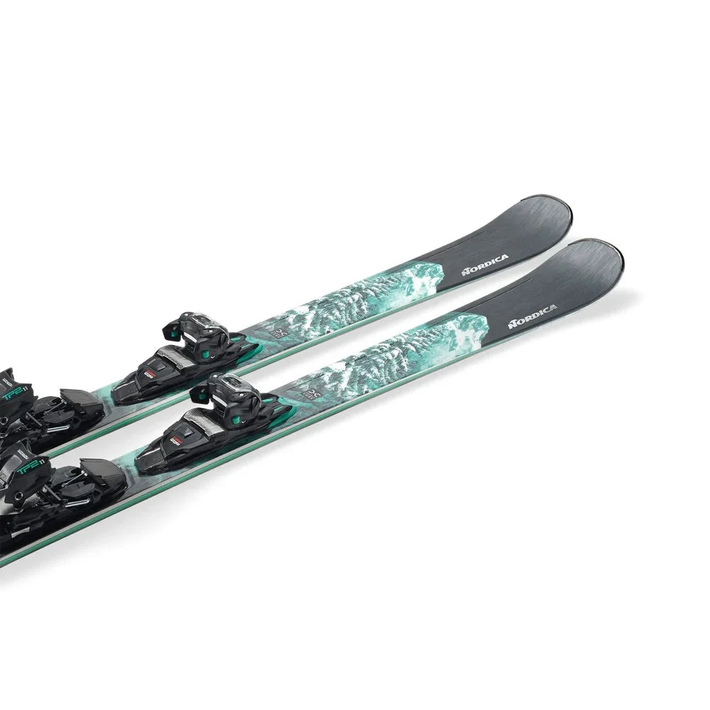 Nordica W's Wild Belle DC 84 FDT Alpine Skis + TP2 Light 11 Bindings