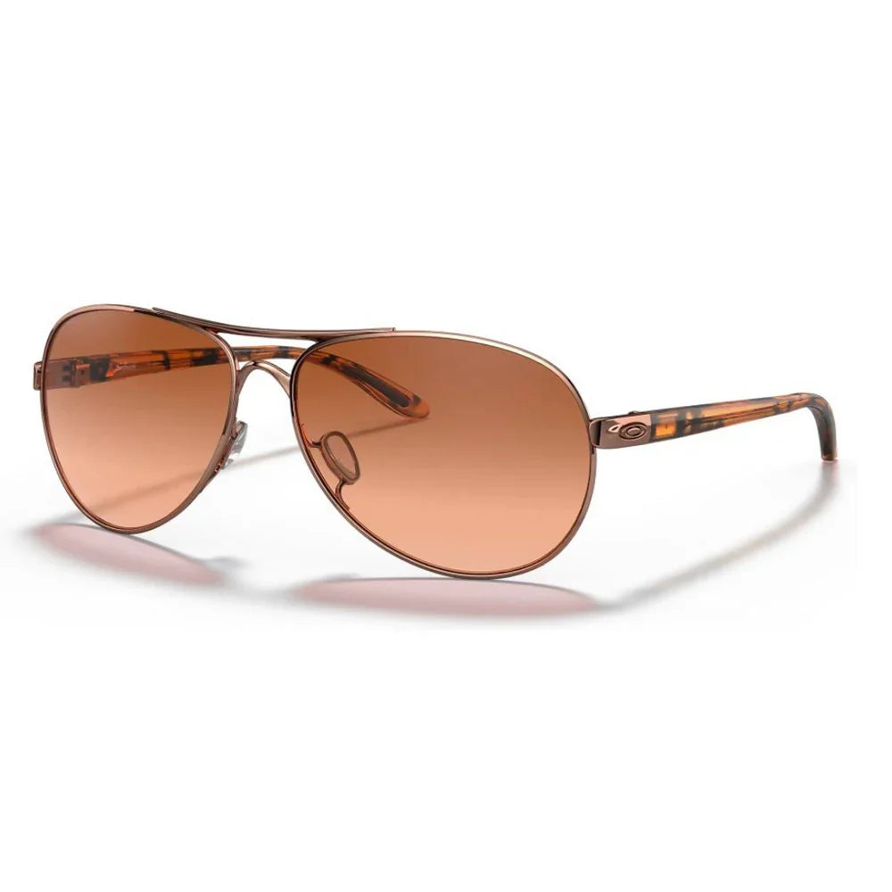 Lunettes de soleil Oakley Feeback avec lentilles Vr50 Brown Gradient - Rose Gold