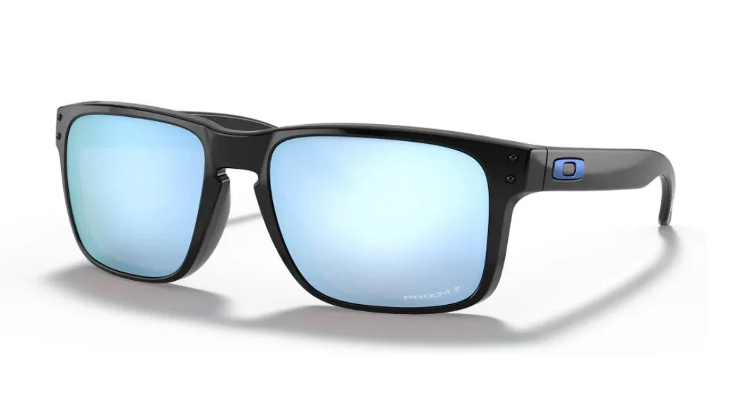 Lunettes de soleil Oakley Holbrook avec lentilles Prizm Deep Water Polarized - Polished Black