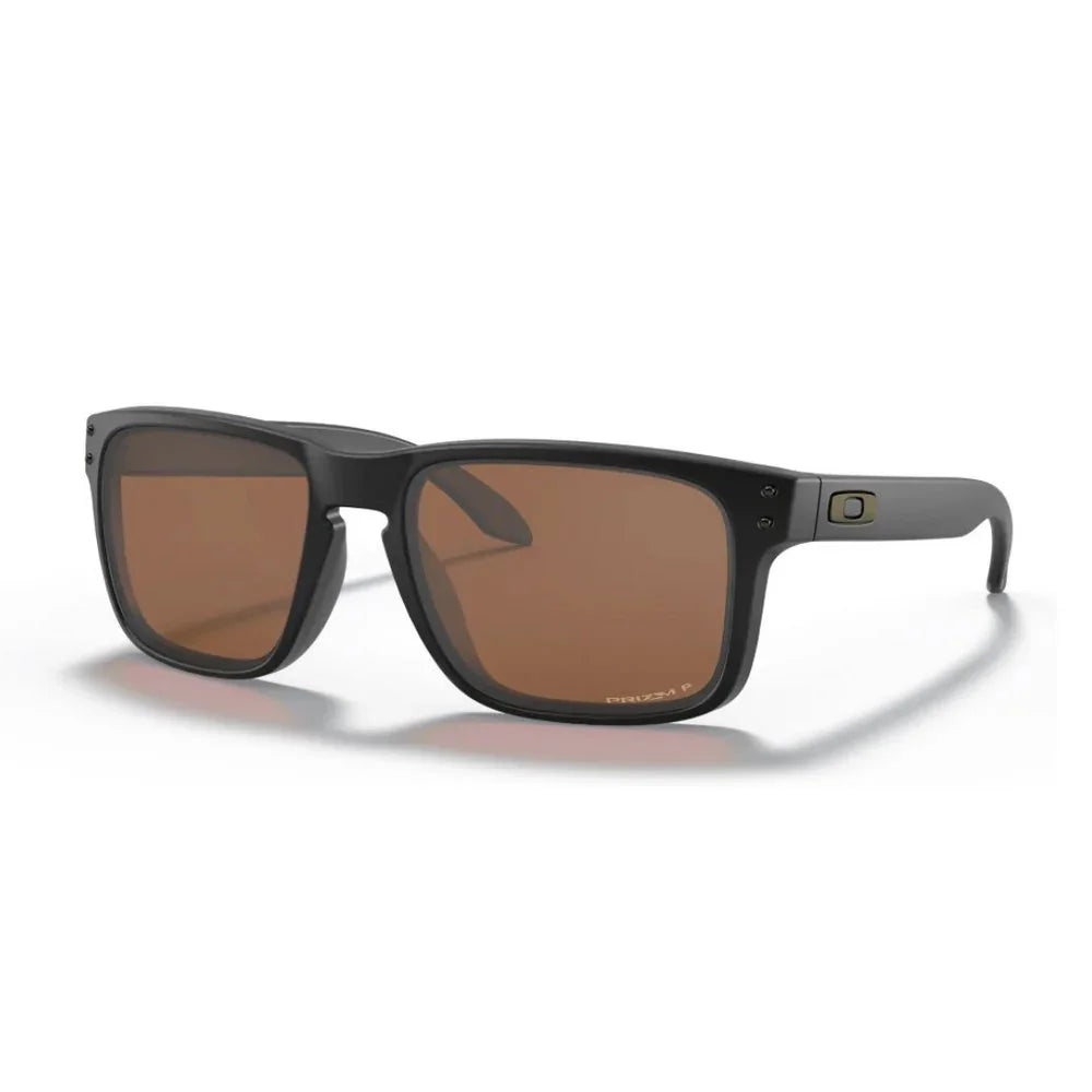Lunettes de soleil Oakley Holbrook avec lentilles Prizm Tungsten Polarized - Matt Black