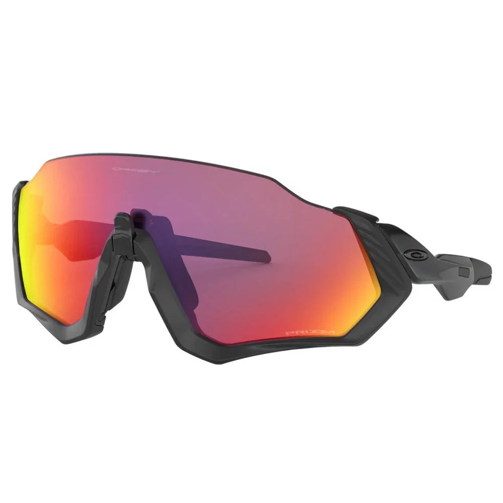 Lunettes de soleil Oakley Flight Jacket avec lentilles Prizm Road - Matt Black