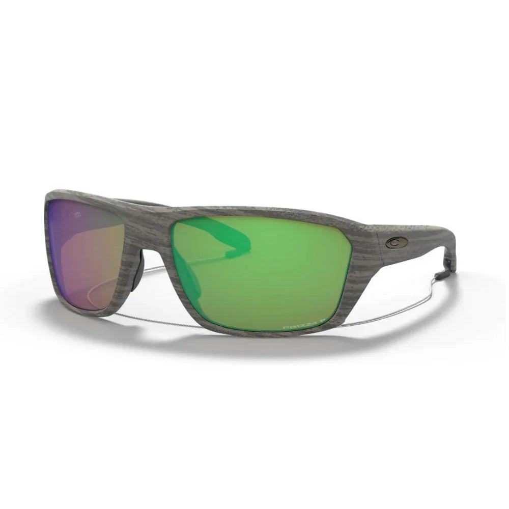 Lunettes de soleil Oakley Split Shot Woodgrain - avec lentilles Prizm Shallow Water Polarized - Woodgrain