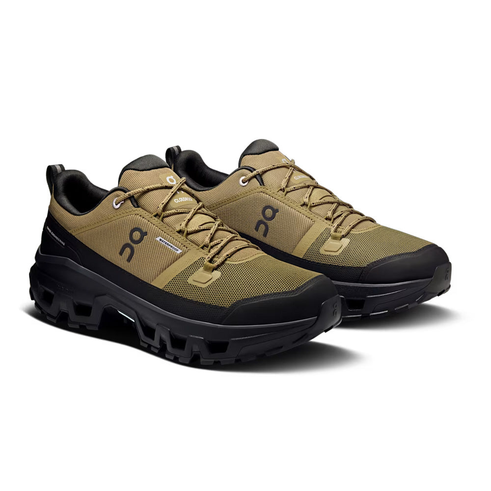 On M's Cloudrock Low Waterproof Hiking Shoes