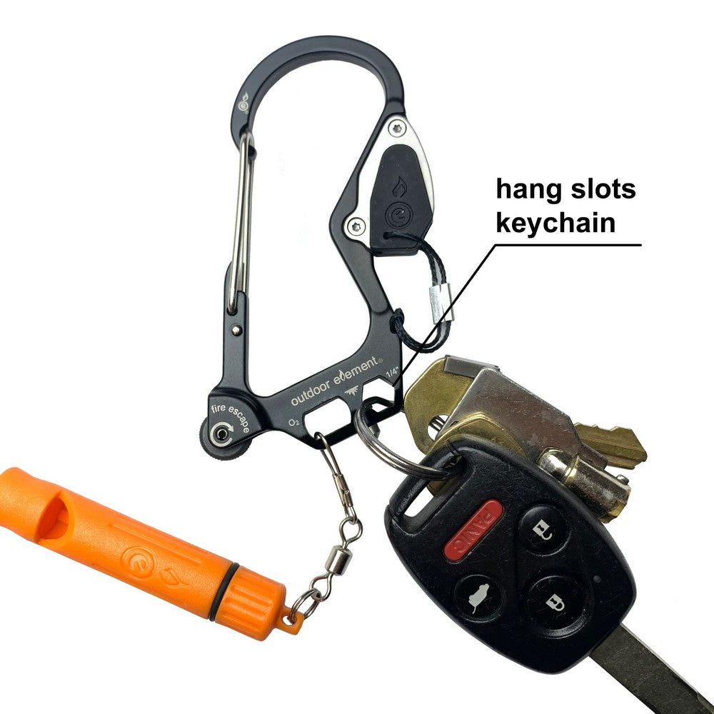 Outdoor Element Firestarter Carabiner Multitool