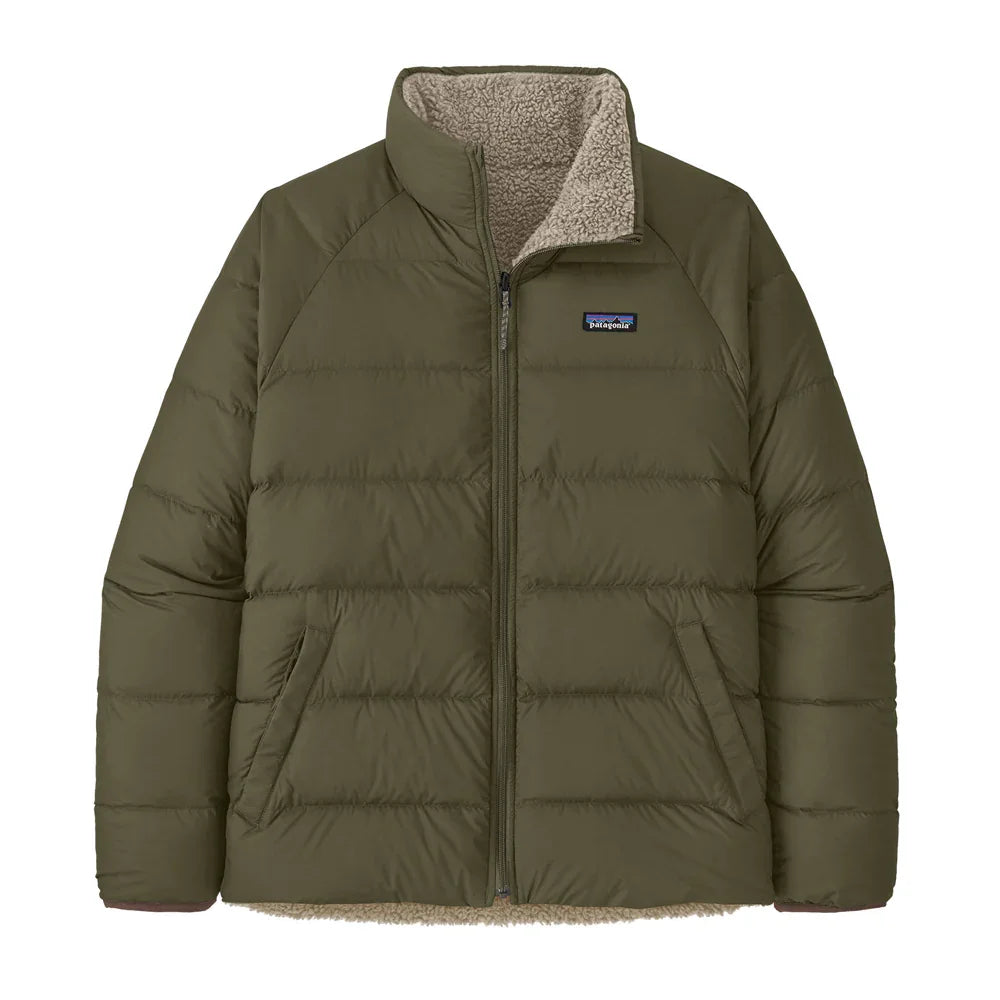 Manteau en duvet et en laine polaire Patagonia Reversible Silent (hommes)
