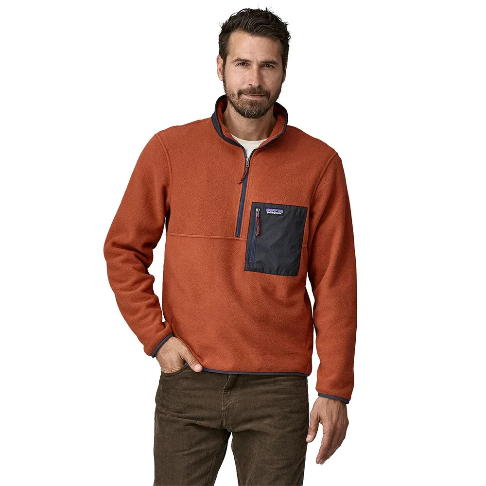 Chandail en laine polaire Patagonia Microdini 1/2 Zip (hommes)