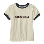 Patagonia W's 73 Text Logo Organic Ringer T-Shirt