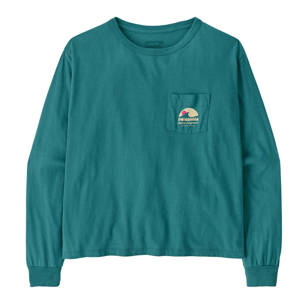 T-shirt Patagonia Applied Imagination Easy-Cut Organic Pocket (femmes)