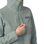 Manteau à capuchon Patagonia R2 CrossStrata (femmes)