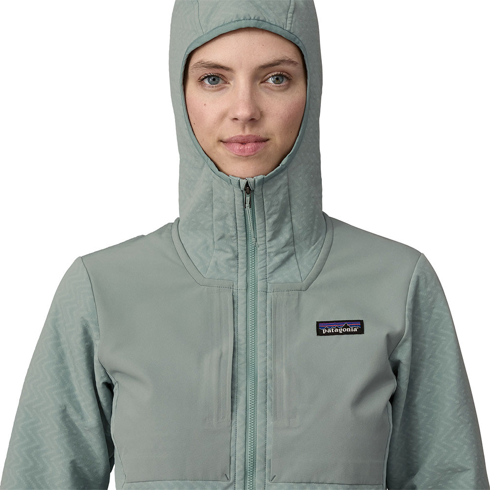 Manteau à capuchon Patagonia R2 CrossStrata (femmes)
