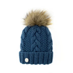 Pleau Fur Pompom Beanie