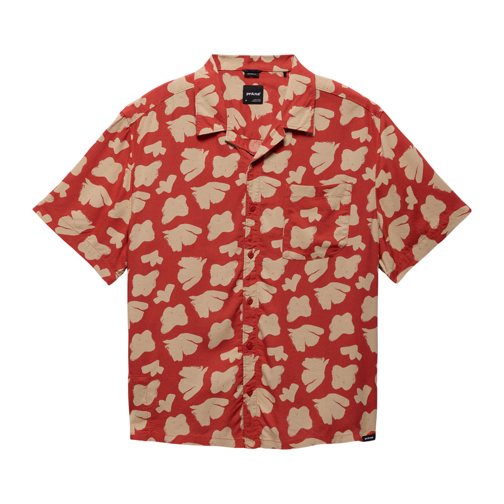 Prana M's Peacepath Short Sleeved Shirt