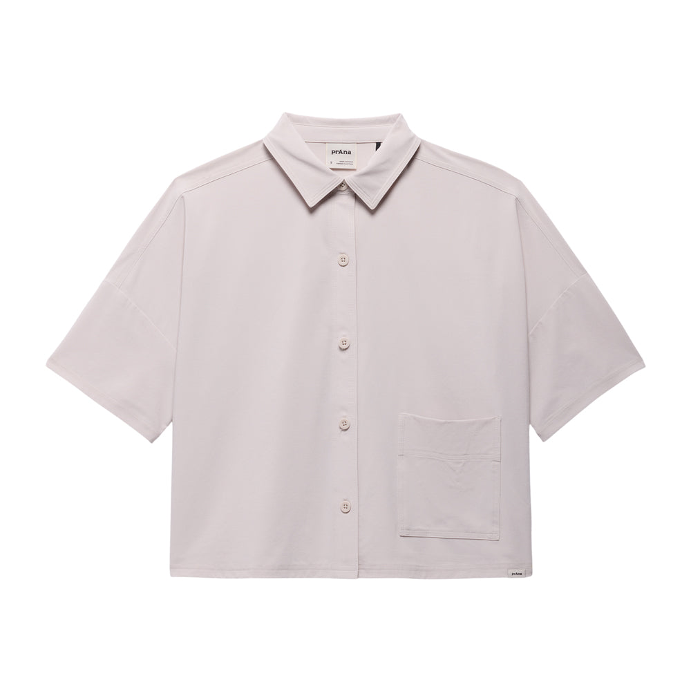 Prana W's Railay Button Down Short Sleeved Shirt
