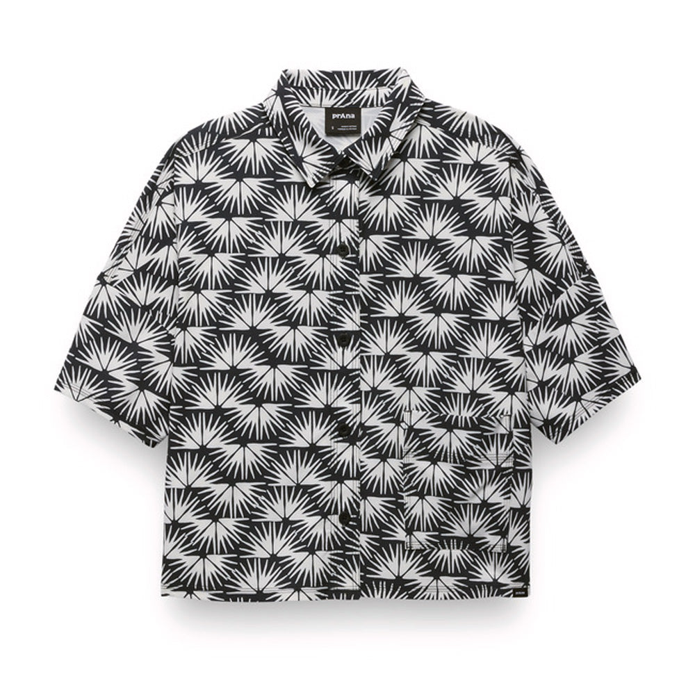 Prana W's Railay Button Down Short Sleeved Shirt