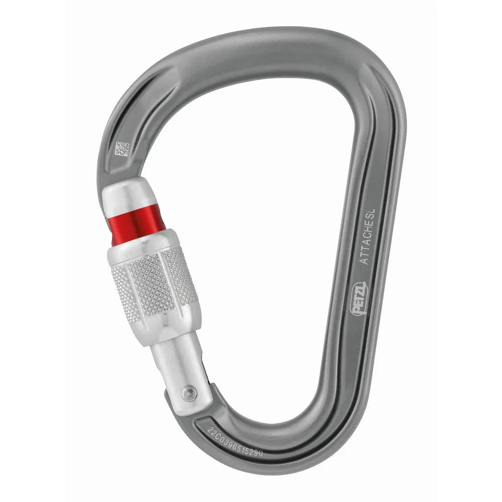 Petzl Attache Screw-lock Carabiner – Grey