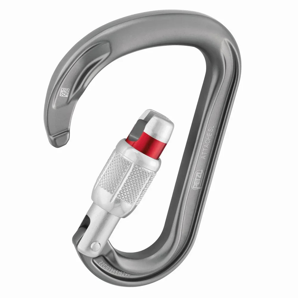 Petzl Attache Screw-lock Carabiner – Grey