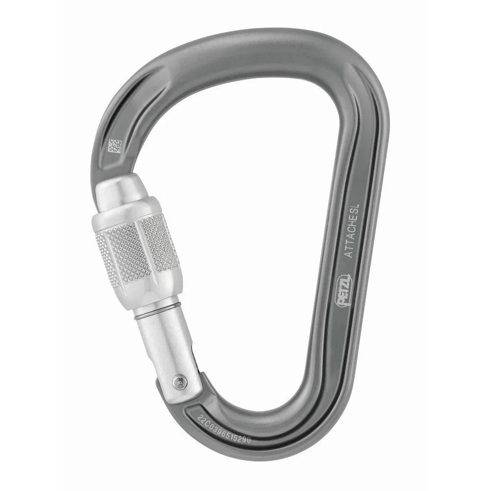 Petzl Attache Screw-lock Carabiner – Grey