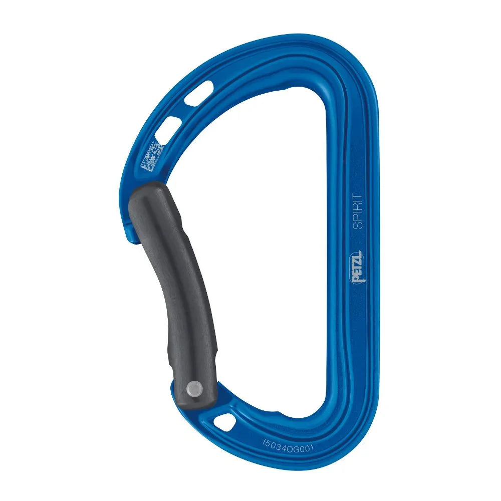 Mousqueton Petzl Spirit – Bleu