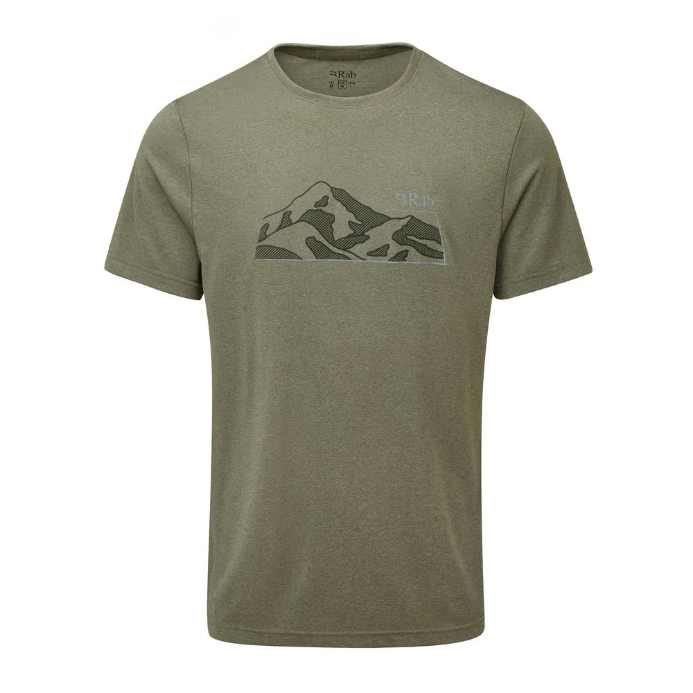 T-shirt Rab Mantle Mountain (hommes)