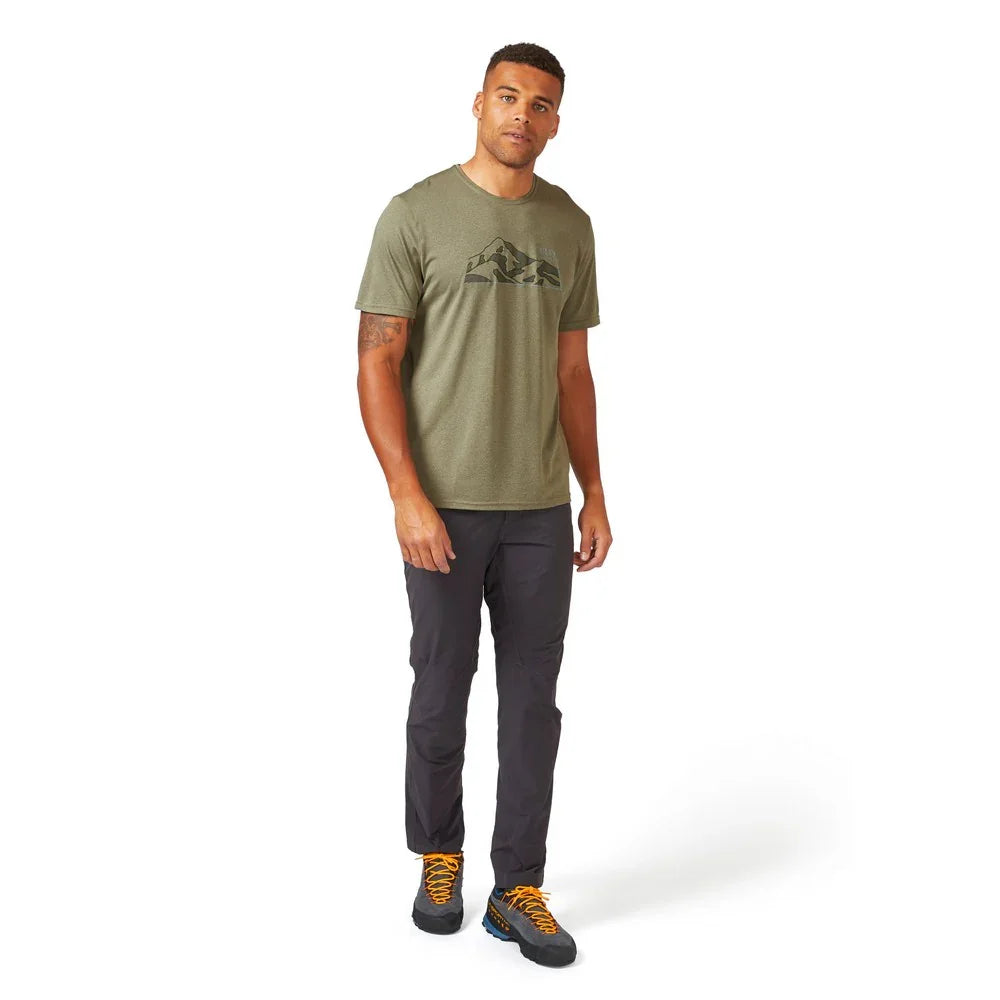 T-shirt Rab Mantle Mountain (hommes)