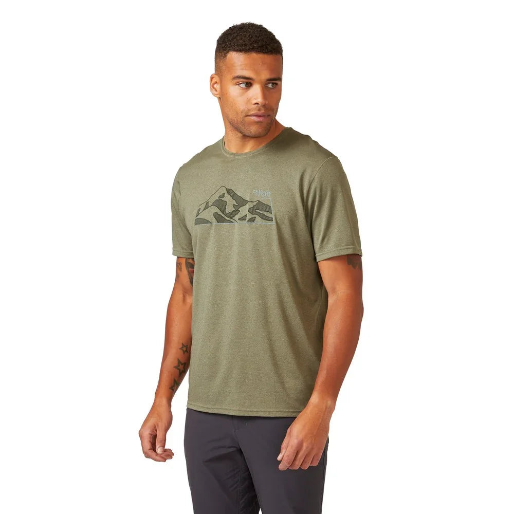 T-shirt Rab Mantle Mountain (hommes)