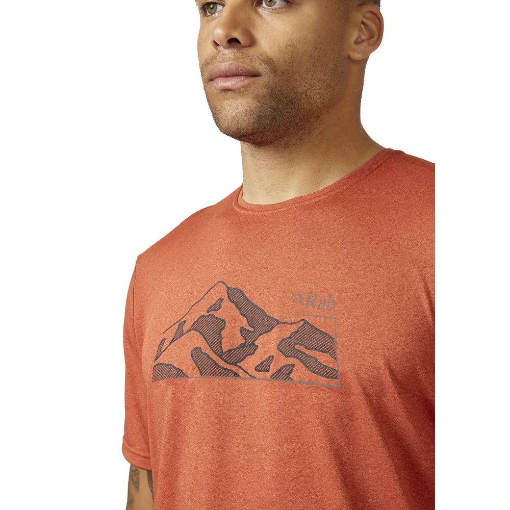 T-shirt Rab Mantle Mountain (hommes)