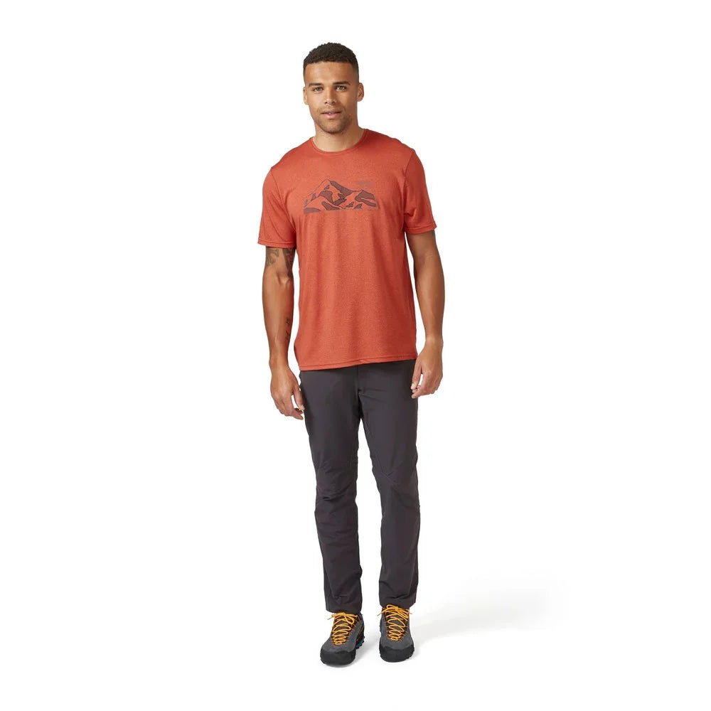 T-shirt Rab Mantle Mountain (hommes)