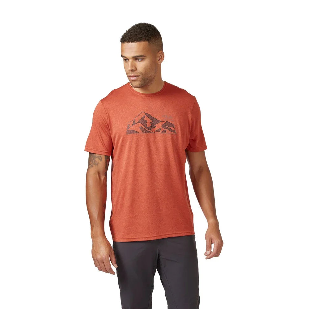 T-shirt Rab Mantle Mountain (hommes)
