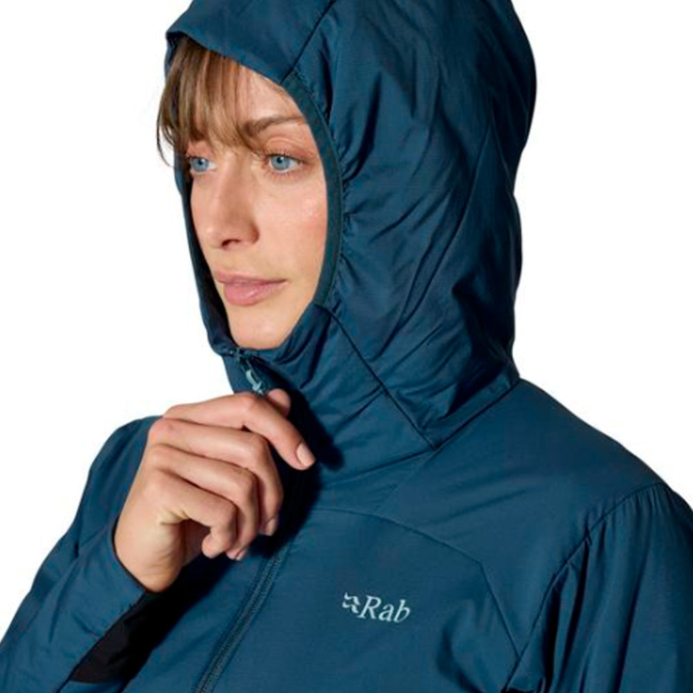 Manteau à capuchon Rab Xenair Alpine Flex (femmes)